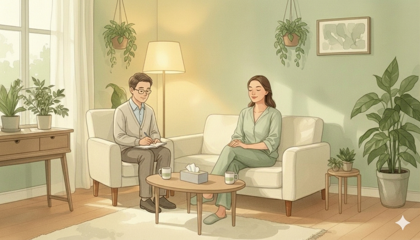 Peaceful counselling environment